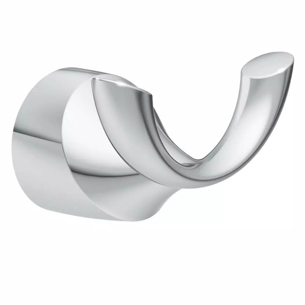 MOEN Idora Chrome Robe Hook with Press and Mark Installation Technology
