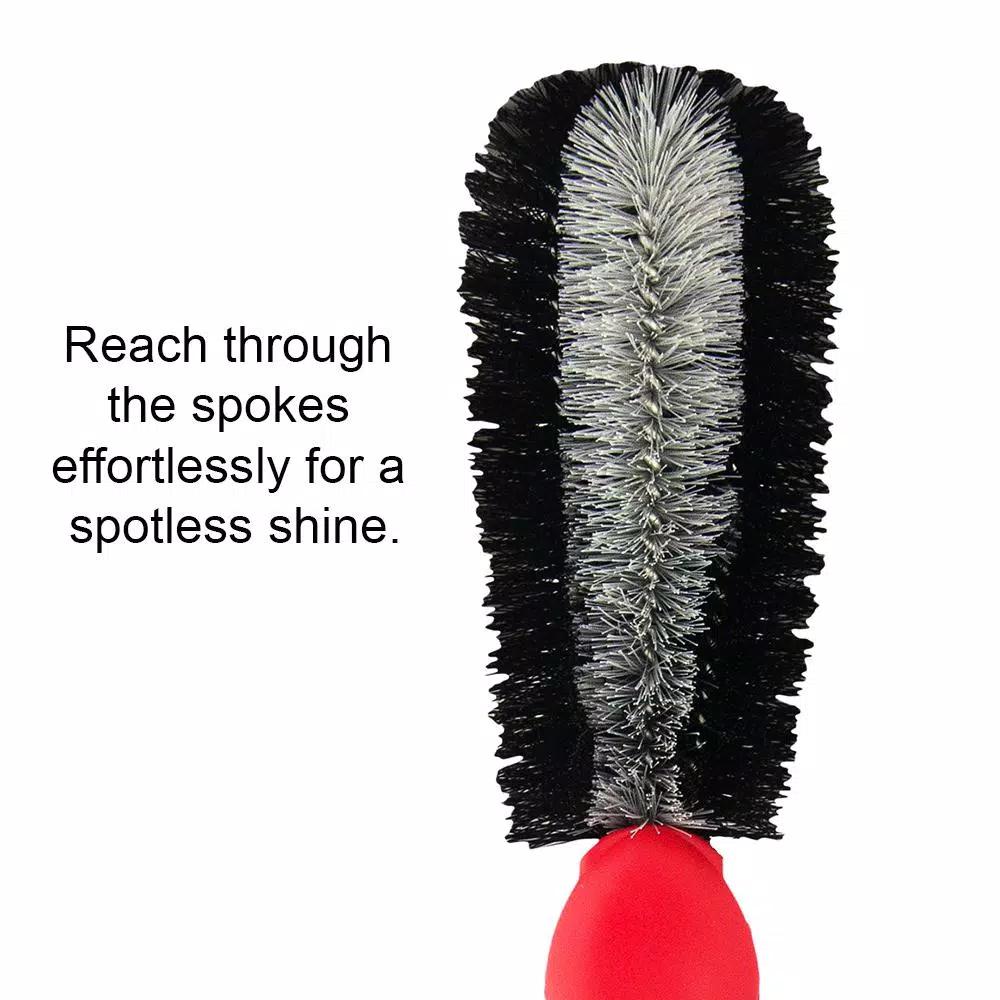Barrett-Jackson Tire and Wheel Brush Kit with Ergonomic Handles