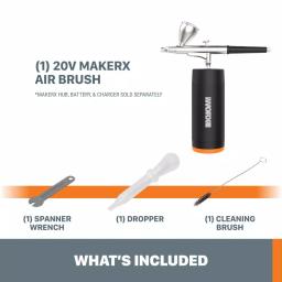 Worx MAKERX 20V Air Brush Rotary Tool Attachment (Tool Only) thumbnail 5