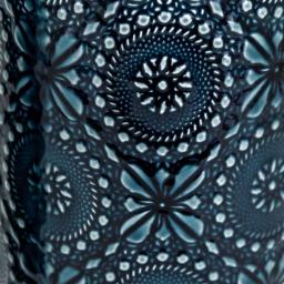 Benjara Athena Glazed Cerulean Blue Ceramic Floral Vases, Set of 3 thumbnail 3