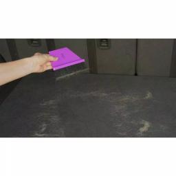 WISP miniWISP 6 in. Purple Whisk Broom and 7 in. Dustpan Set with Electrostatic Bristle Seal Technology thumbnail 6