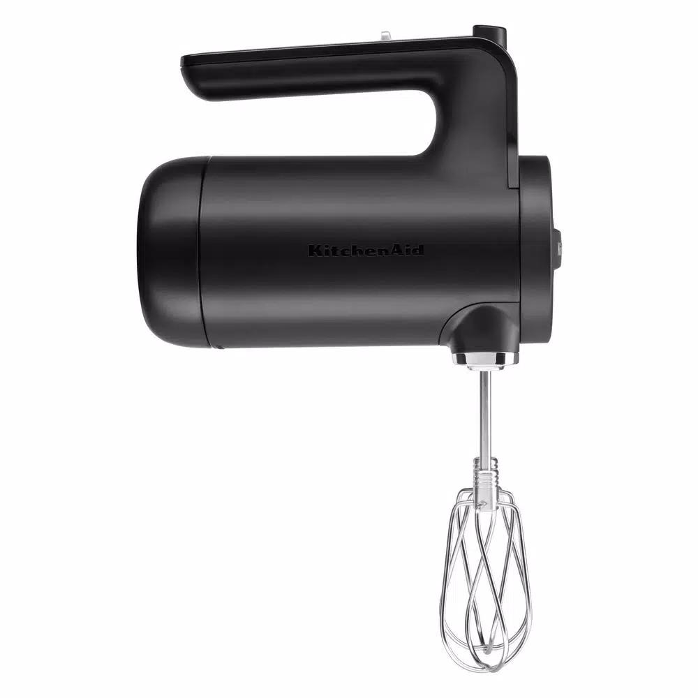KitchenAid Cordless 7-Speed Hand Mixer, Black Matte