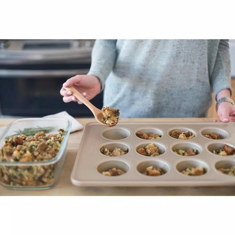 OXO Good Grips Non-Stick Pro 12-Cup Muffin Pan, Commercial-Grade Aluminized Steel