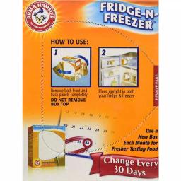 ARM & HAMMER 16 oz. Reach-In Fridge-n-Freezer Baking Soda Odor Absorber, Unscented (12-Pack) thumbnail 2
