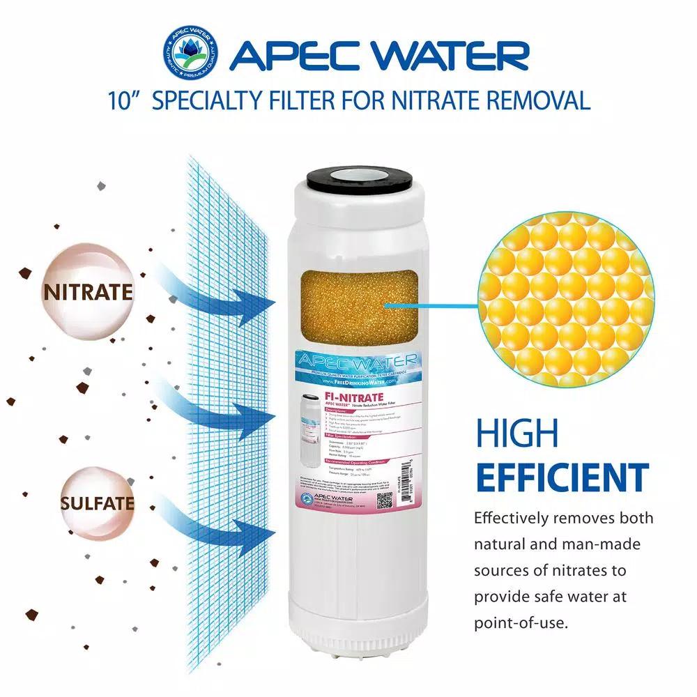 APEC Water Systems 10 in. Nitrate Reduction Water Filter Cartridge - Anion Exchange Resin