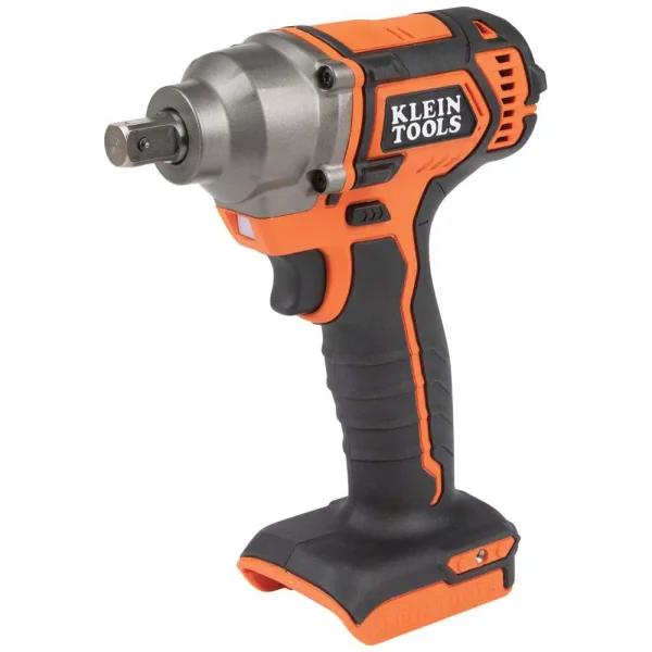 Klein Tools 1/2 in. Compact Impact Wrench, 210 ft-lbs Max Torque, 20V Cordless (Tool Only)