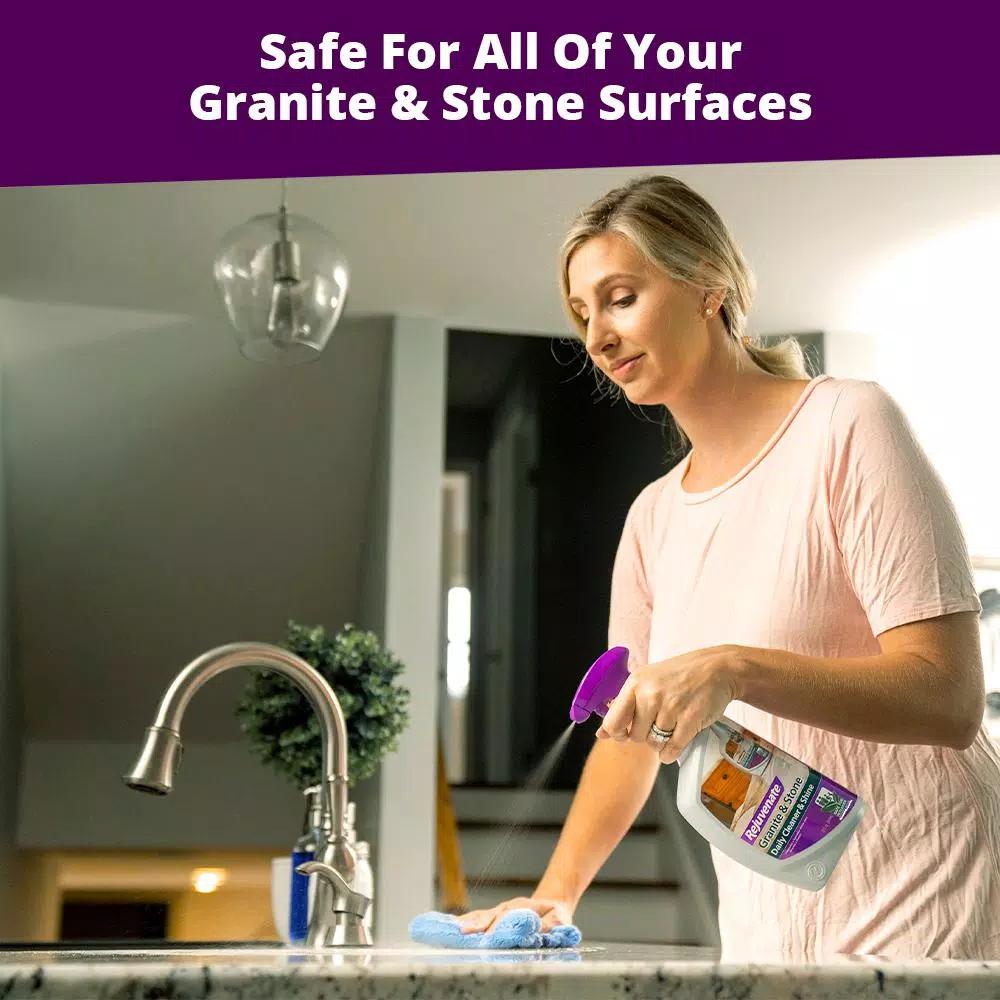 Rejuvenate Granite and Stone Daily Countertop Cleaner and Shine, 32 oz.