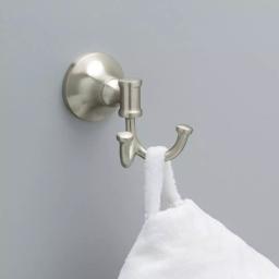 Delta Chamberlain Brushed Nickel Towel Hook with SpotShield Technology thumbnail 2