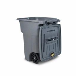 Toter 96 Gal. Graystone Wheeled Secure Document Cart thumbnail 2