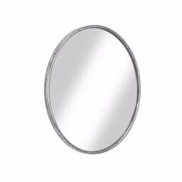 Martin Svensson Home 30 in. Round Modern Accent Mirror with Slim Pewter Metal Frame thumbnail 3