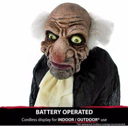 Haunted Hill Farm 5 ft. Animatronic Moaning Butler Halloween Prop thumbnail 10