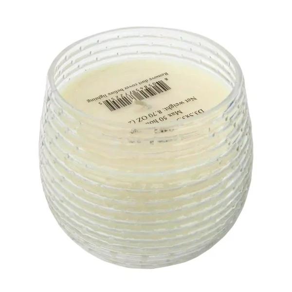 A & B Home Gold Foil Earl Grey Scented Soy Wax Candle, 3.5 in.