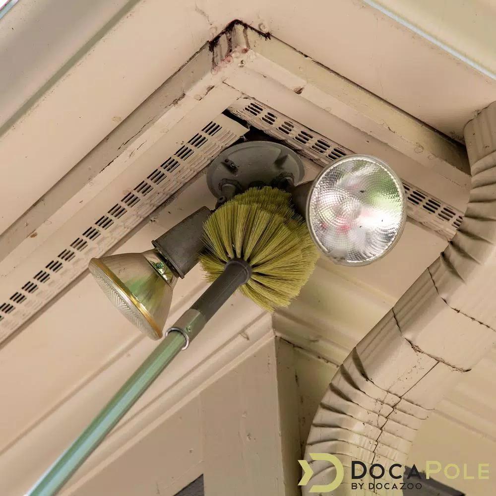 DocaPole High Reach Dusting Kit with 5-12 ft. Extension Pole, Cobweb, Feather & Ceiling Fan Dusters