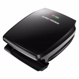 George Foreman Classic 4-Serving Indoor Grill and Panini Press, 60 sq. in., Black thumbnail 1