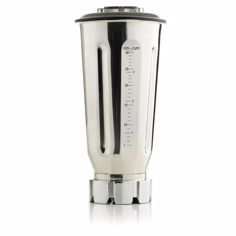 Omega BL360S 1 HP 2-Speed Blender with 32 oz. Stainless Steel Jar, Silver