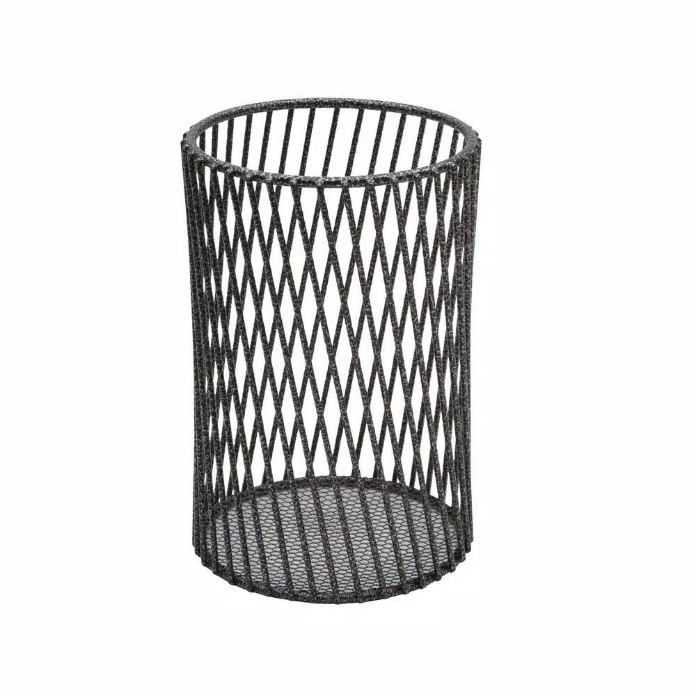 Laura Ashley Speckled Cutlery Basket in Grey