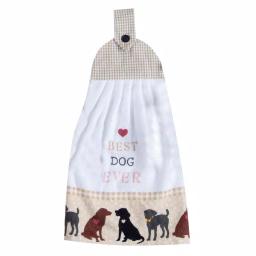 Kay Dee Fur Real Pets Dog Themed Gray Cotton Kitchen Textile Set - 4 Piece thumbnail 5