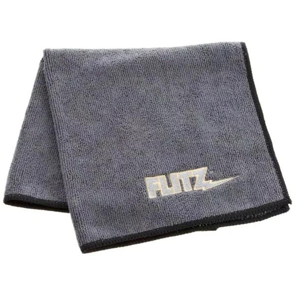 Flitz Premium Thick'n Thirsty Microfiber Polishing Cloths, 16 x 16 in., Grey (12-Pack)