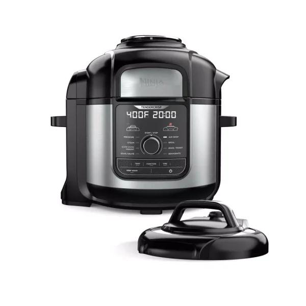 Ninja Foodi Deluxe 8 Qt. Stainless Steel Pressure Cooker and Air Fryer