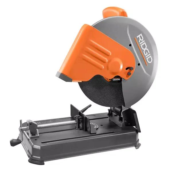 RIDGID 14 in. Abrasive Cut-Off Machine, 15 Amp High-Torque Chop Saw