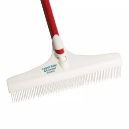 ROBERTS 12 in. Carpet Rake and Groomer with 51 in. Handle thumbnail 2