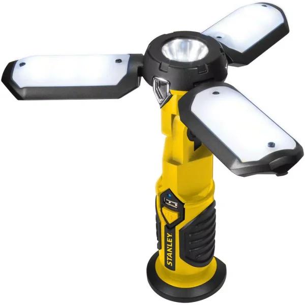 Stanley SAT3S Rechargeable 300 Lumen LED Satellite Work Light with USB Charger