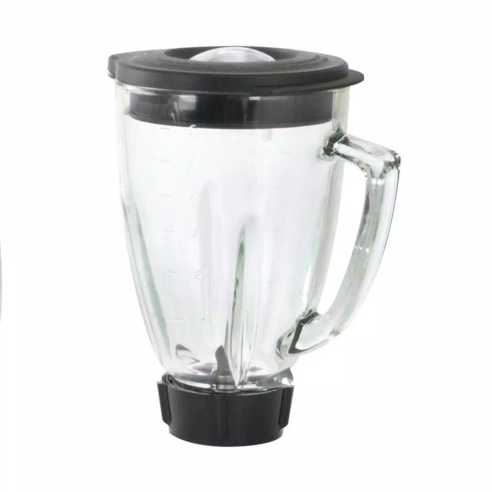 Better Chef 6-Piece 48 oz. Round Glass Blender Jar Replacement Kit for Oster Blenders