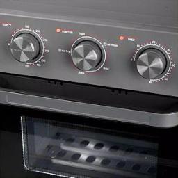Boyel Living 19 Qt. Air Fryer Toaster Oven with Air Fry, Roast, Toast, Broil, Bake Functions - Sandy Grey thumbnail 5