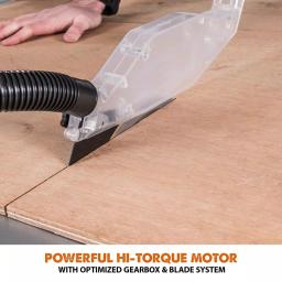 Evolution Power Tools RAGE5-S 15 Amp 10 in. Multi-Material Table Saw with Folding Stand thumbnail 5