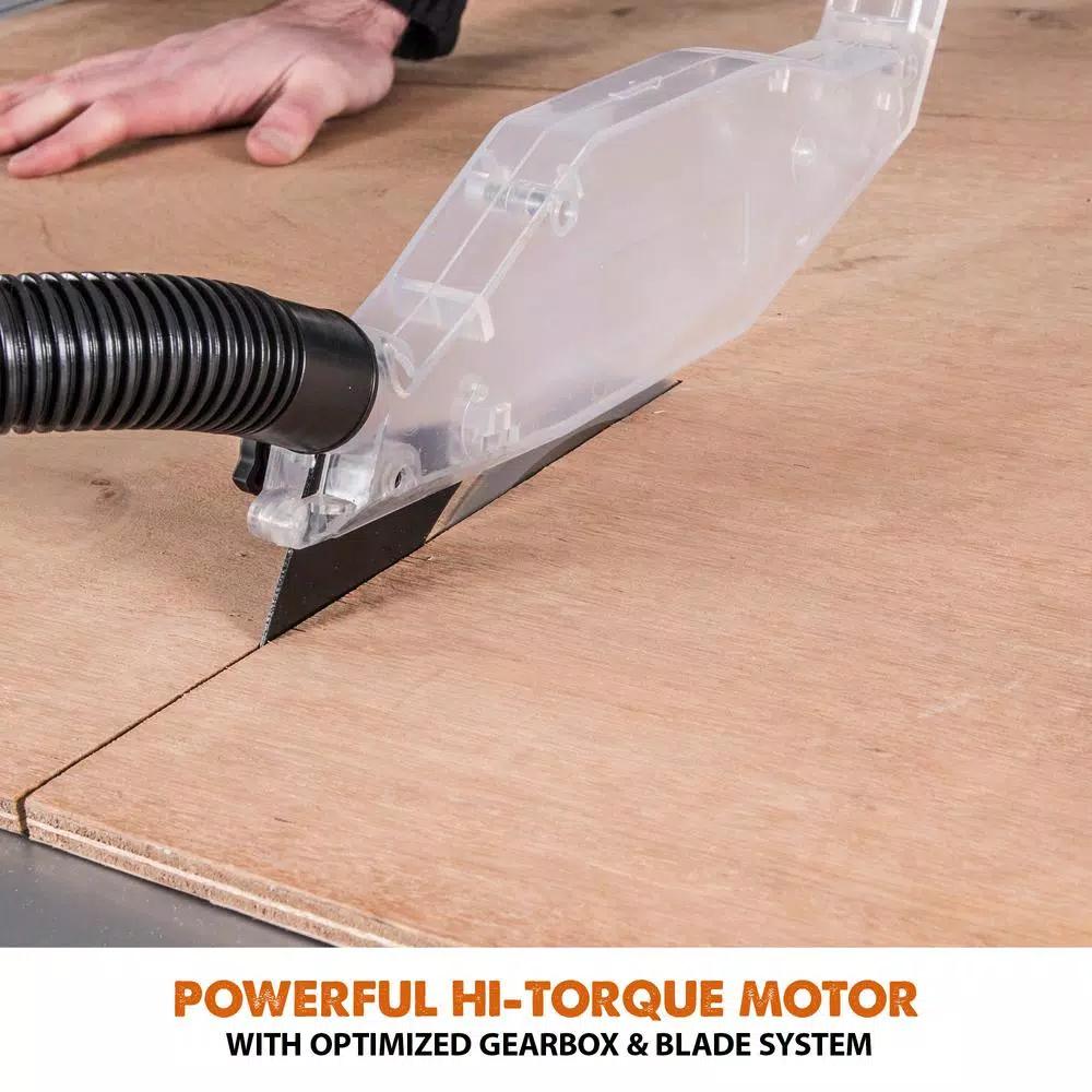 Evolution Power Tools RAGE5-S 15 Amp 10 in. Multi-Material Table Saw with Folding Stand
