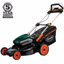 Scotts 21 in. 62V Cordless Self-Propelled Lithium-Ion Lawn Mower with Dual Batteries and Charger thumbnail 2