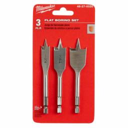 Milwaukee 3-Piece Stubby High Speed Steel Spade Bit Set thumbnail 1