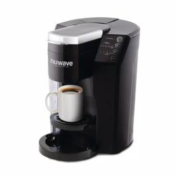 NuWave Bruhub Black Single Serve Coffee Maker with 42 oz. Carafe and Hot Water Function thumbnail 1