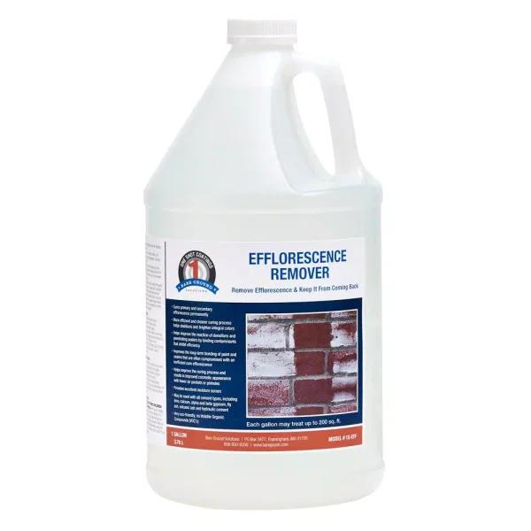 Unbranded 1 Shot Efflorescence Salt Stain Remover - 128 oz. Liquid Cleaner for Concrete, Masonry, and Tile