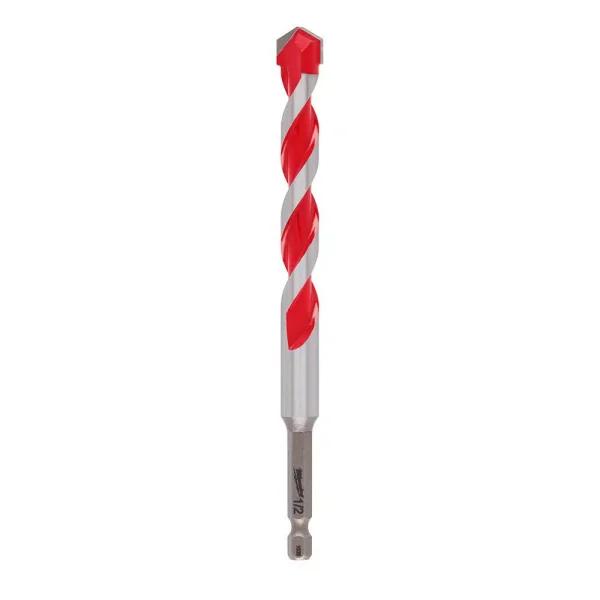 Milwaukee SHOCKWAVE 1/2 in. Carbide Hammer Drill Bit, 6 in. Length, 1/4 in. Hex Shank