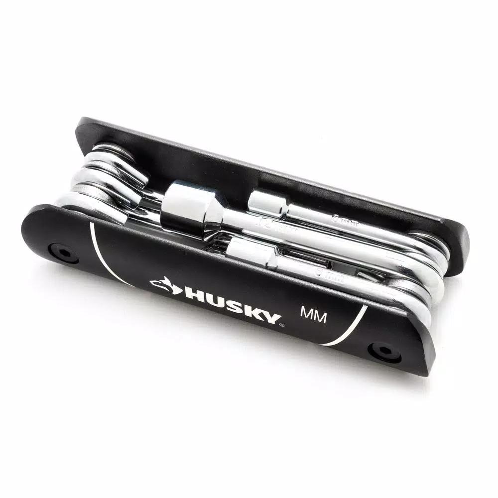 Husky 12-Piece Folding Nut Driver Set, SAE and Metric