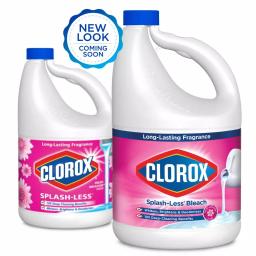 Clorox Splash-Less Bleach Liquid, Fresh Meadow Scent, 116 oz thumbnail 12