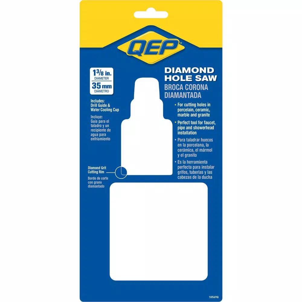 QEP 1-3/8 in. Diamond Hole Saw Kit with Water Delivery System