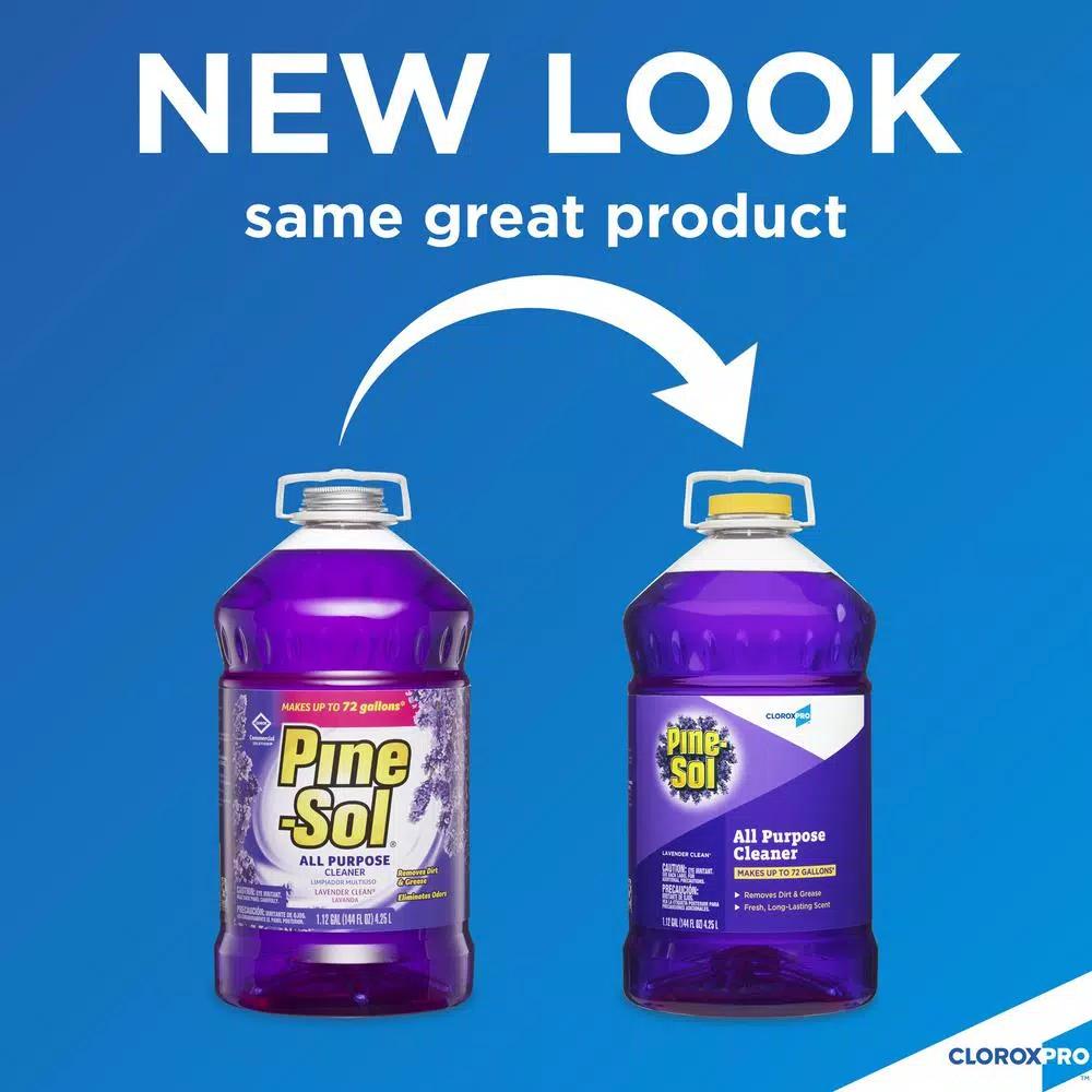Pine-Sol CloroxPro Pine-Sol Professional All Purpose Cleaner, Lavender Clean, 144 oz.
