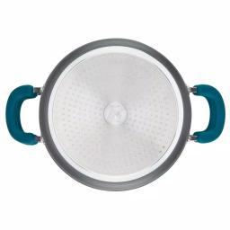 Rachael Ray Create Delicious 3 qt. Hard Anodized Aluminum Nonstick Steamer Set, Gray thumbnail 3