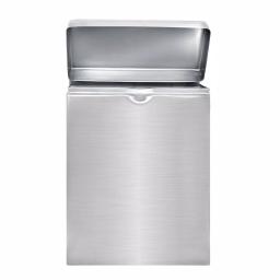 Alpine Industries Wall-Mounted Sanitary Napkin Receptacle, Brushed Stainless Steel thumbnail 2