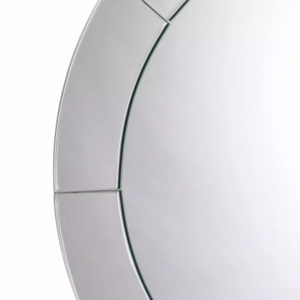 StyleWell 29 in. Round Classic Frameless Accent Mirror