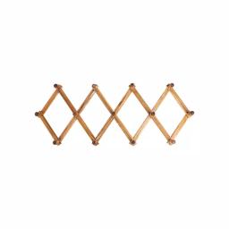 Ironwood Acacia Wood Expandable Accordion Peg Rack thumbnail 4