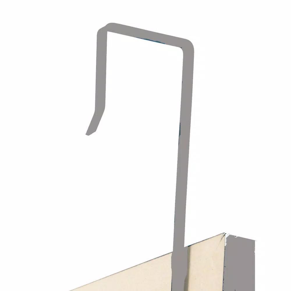 BrandtWorks Modern Silver Composite Framed Full Length Mirror with Door Hooks, 71 in. x 21.5 in.
