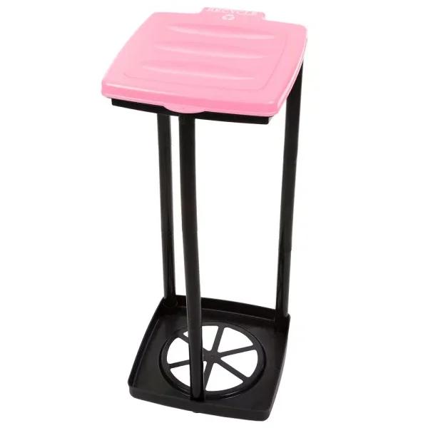 Wakeman Outdoors 13 Gal. Portable Pink Trash Bag Holder