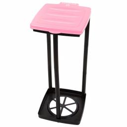 Wakeman Outdoors 13 Gal. Portable Pink Trash Bag Holder thumbnail 1