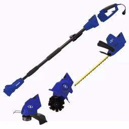 Sun Joe 4.5 Amp Electric Multi-Tool Lawn Care System - Hedge Trimmer, String Trimmer, and Garden Tiller thumbnail 1