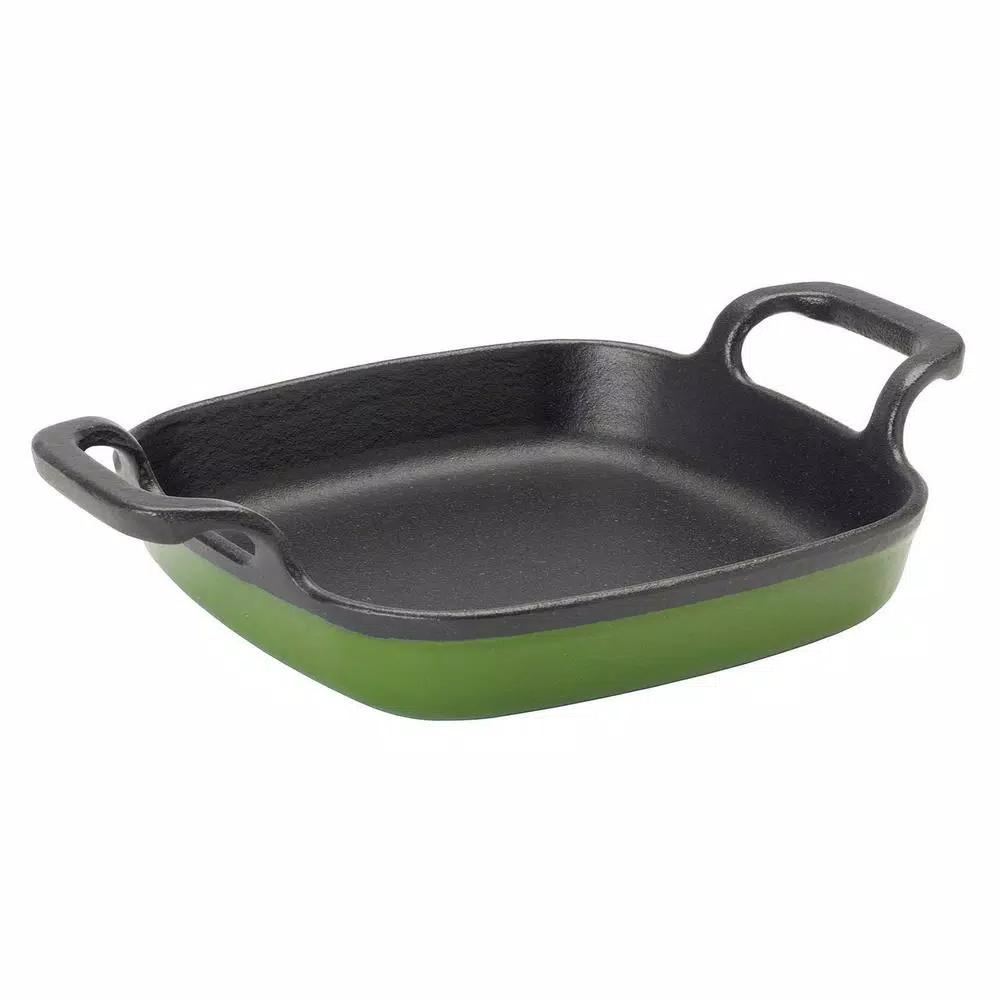 Bayou Classic 6 in. Cypress Green Enameled Cast Iron Baking Dish