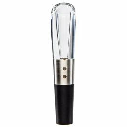 Ivation 3-Pack Clear Acrylic Wine Aerator and Preserver Set with Gift Box thumbnail 4