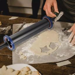 Frieling Kuchenprofi Adjustable Rolling Pin Set with 3 Thickness Rings thumbnail 4